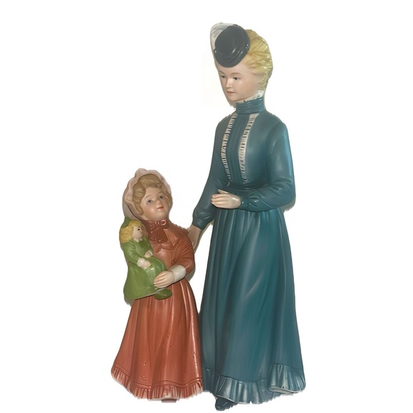 Home interior #8812 Mother Daughter and Doll Sunday Stroll Figurine - Picture 1 of 10